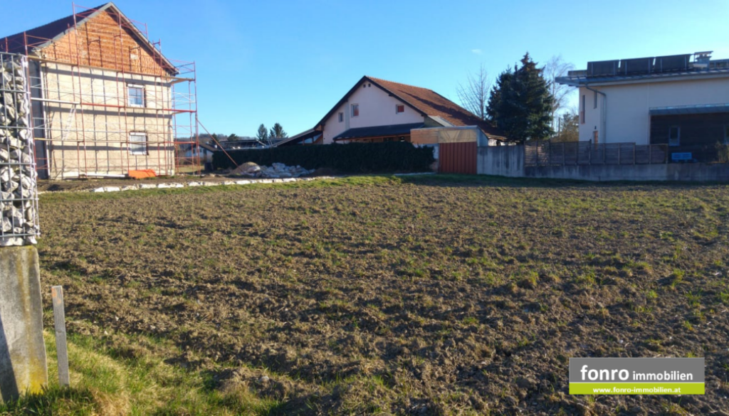 Bauland-Grundstück 966m² mit bewilligtem Reihenhausprojekt in 3380 Brunn/Pöchlarn zu Kaufen